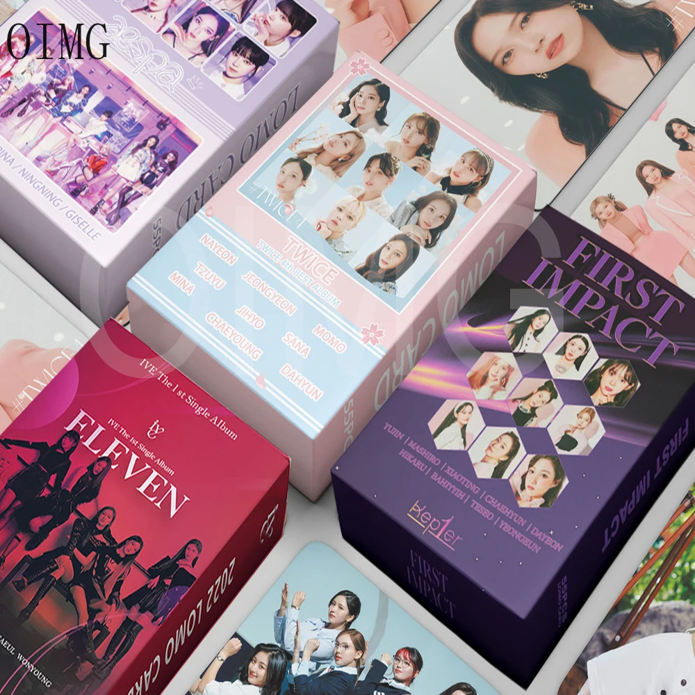 Kpop TWICE Aespa ITZY IU IVE Kep1er Photocards 2022 New Album Lomo Cards Formula of Love Girls Postcards Photo Print Fans Gift | Канцтовары