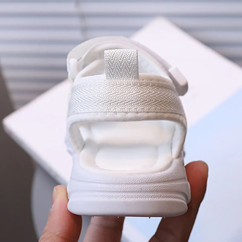 Summer Beach Sandals for Boys Korean Style Fashion Children Footwear Canvas Anti-slippery Soft-soled Kids Shoes Girl H04173