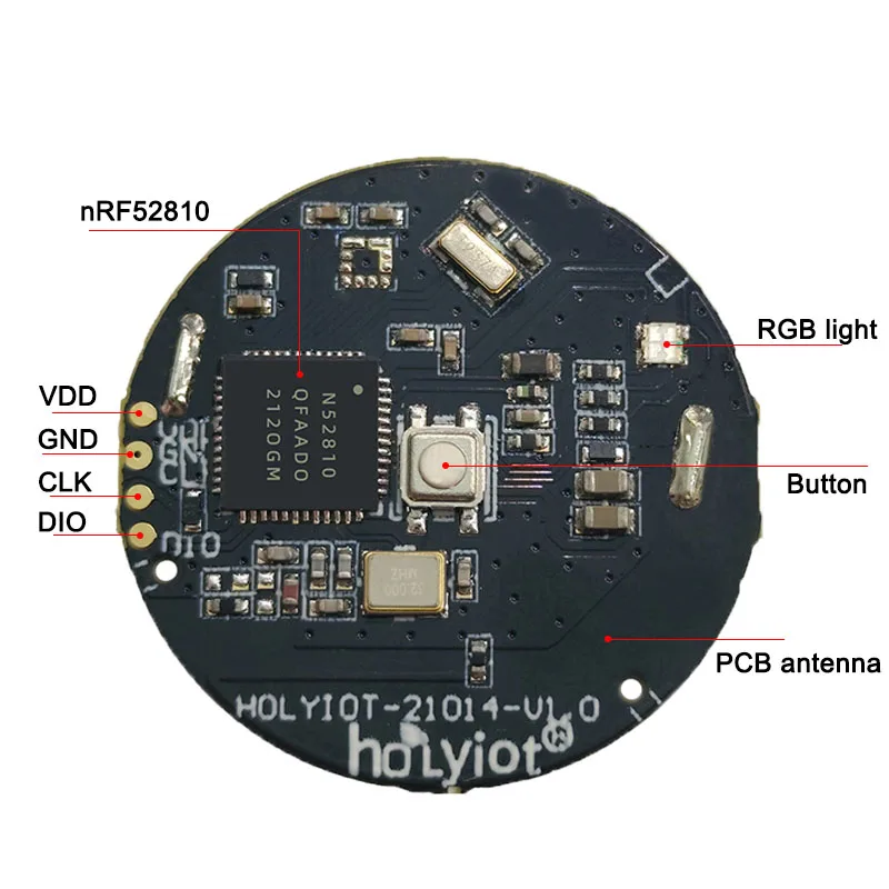 Holyiot NRF52810 Beacon Low Cost proximity Bluetooth Module Mall Positioning IP67 Waterproof Compatible Ibeacon Eddystone