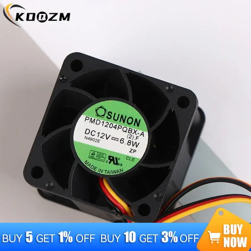 PMD1204PQBX-A 고속 서버 팬 4028 음소거 스위치 소형 냉각 팬, 4cm 4028, 12V, 6.8W, 40x40x28mm