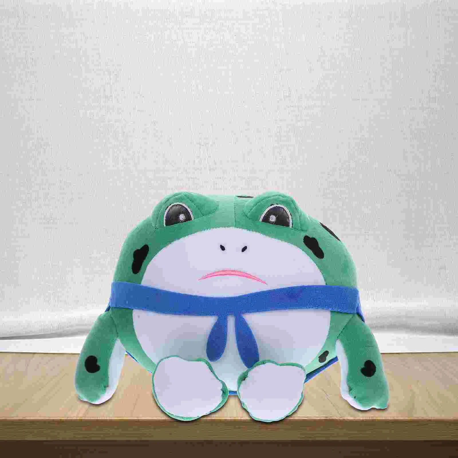 

Toy Household Stuffed Animal Room Frog Comfortable Compression Pp Cotton Adorable Lovely Plush Toys