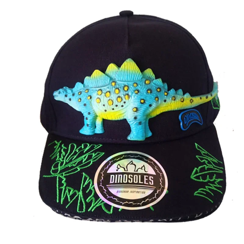Fashion Boy Hats Outdoor Sun-protective Children Caps 3D Dinosaur Cute Cotton Kids Hat Autumn Sport Baby Baseball Cap