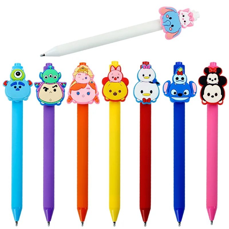 36 Pcs/batch Disney Ballpoint Pen Candycolored Pen Neutral Pen Simple