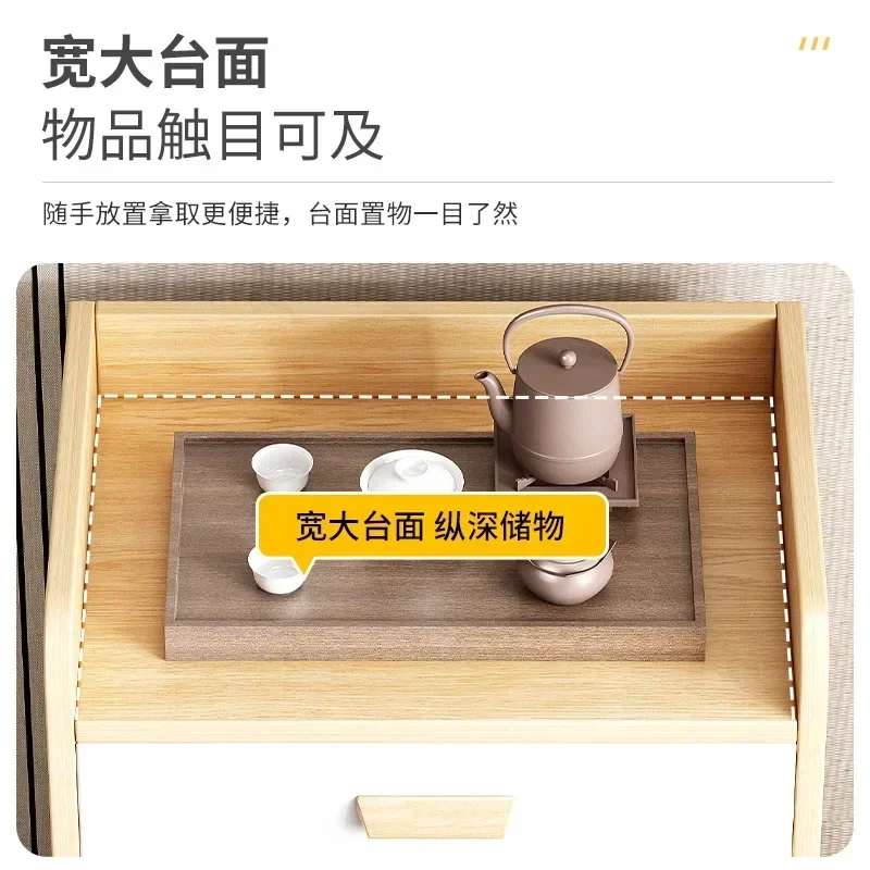 Modern Storage Dining Room Sideboard et with Sliding Wheel Kitchen Cabinets Drawers Organizer Credenza Kitchen Furniture