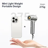 Mini sèche-cheveux à grande vitesse 1400W, haute puissance, Ion négatif, soins capillaires, Portable, maison, dortoir d'étudiants, voyage 4