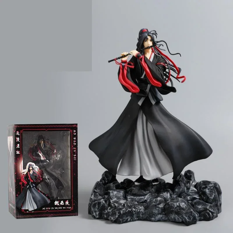 CALEMBOU Anime Figure, Cute Wei Wuxian LAN Wangji Chibi Figure Anime  Grandmaster of Demonic Cultivation Figure Set, PVC Chibi Figure for Mo Dao  Zu Shi