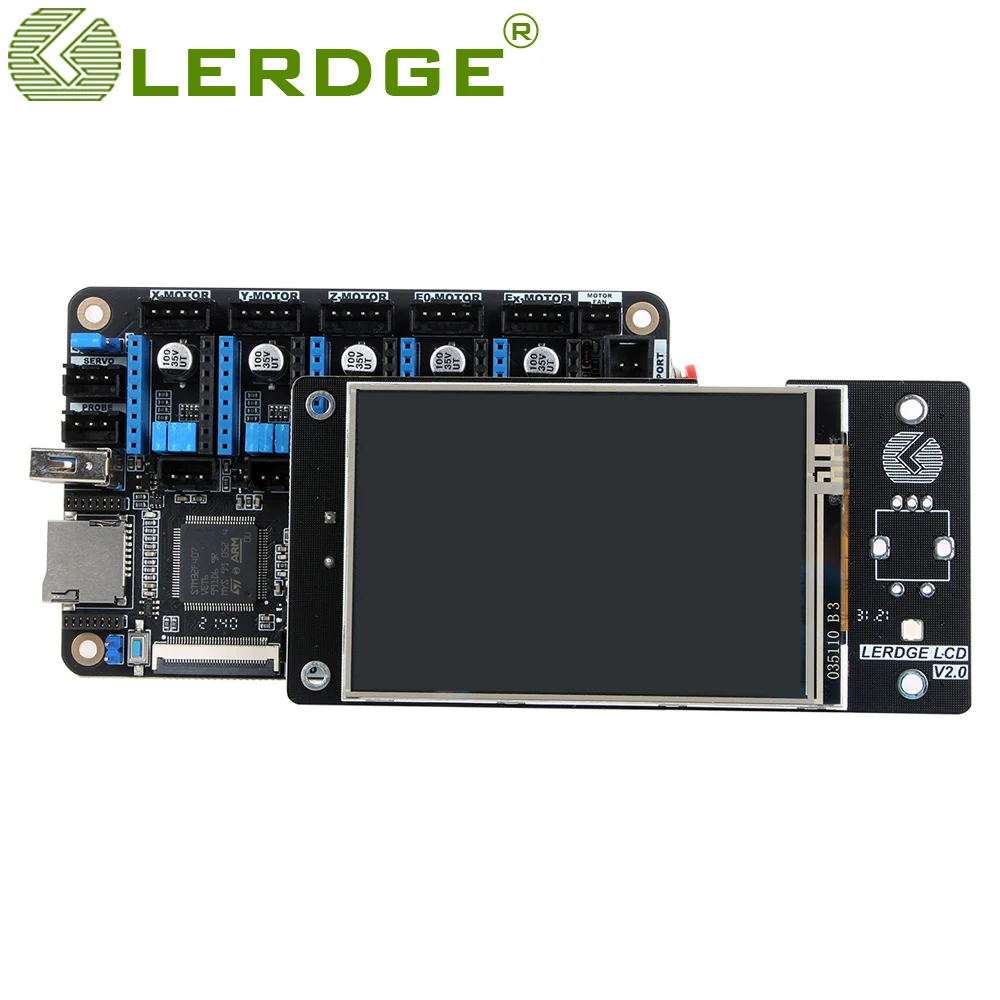 Lerdge z Placa Impressora 3d 32bit para Placa de Controle Peças Motherboard com Stm32 Braço 32 Bit Mainboard Tmc2208 Lv8729 Tmc2209