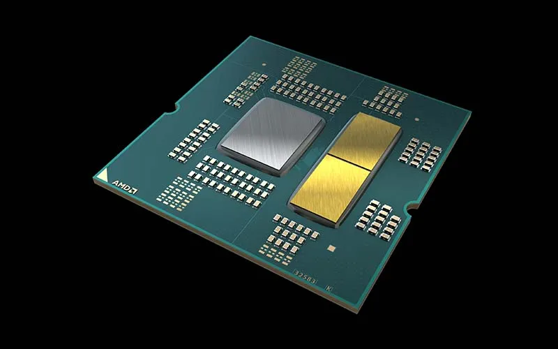 Az AMD Ryzen 5 7500F architektúrájának diagramja