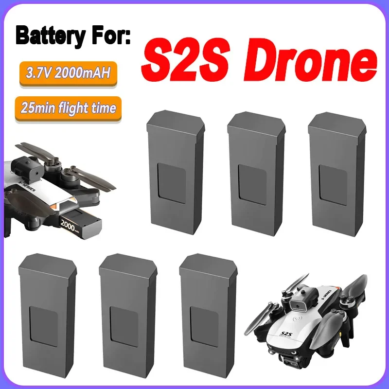 Batterie Drone S2S X1-X10 - Haute Capacité 3.7V - Lot de 1 à 7