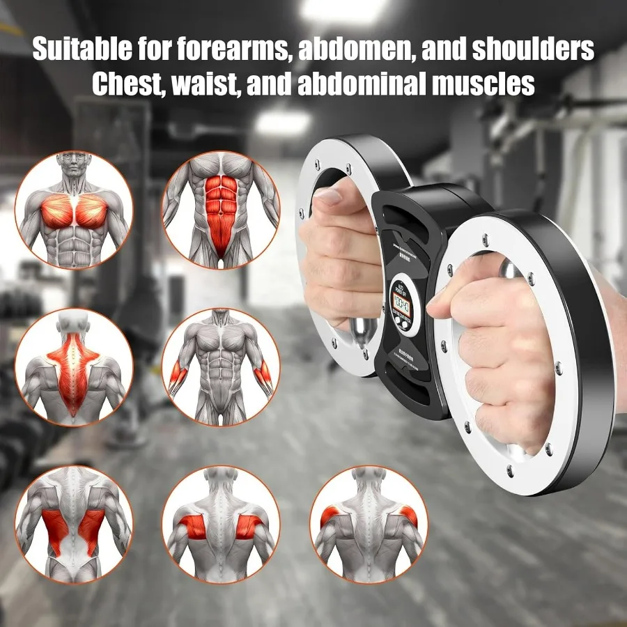 Forearm Strengthener,Wrist Strengthener,Grip Strength Trainer, Arm Workout Equipment for Men and Women, 8-Shaped Forearm Strengt