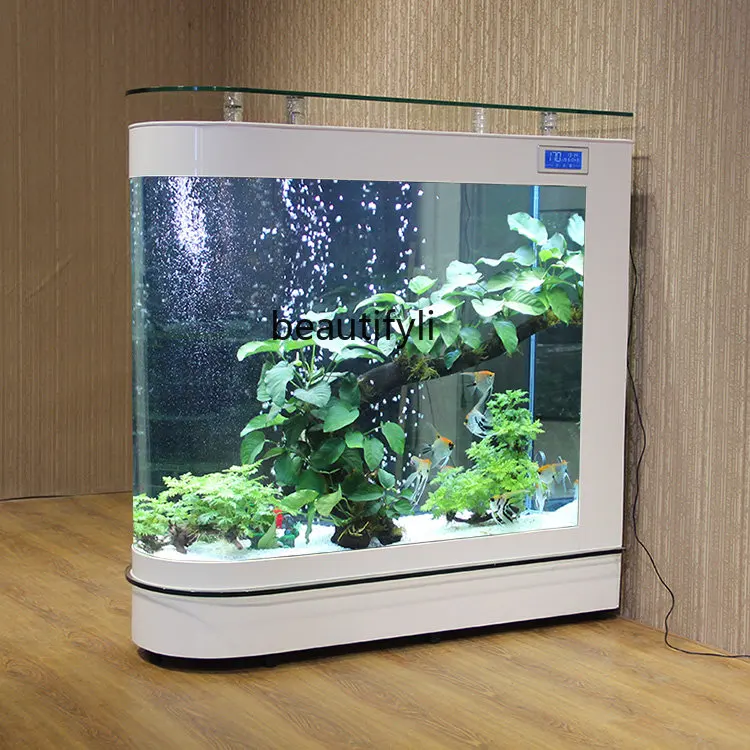 Fish Globe Living Room Home Large Medium Partition Floor Ecological