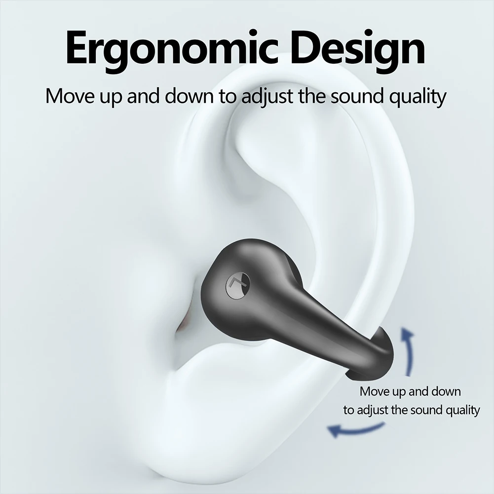 YYK-Q80 Smart AI Language Translation Earbuds 144 Languages Noise Cancelling Wireless BT Headset Instant Translator Earphones