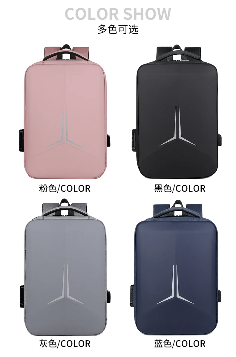 Mens LBackpack Waterproof Anti theft with USB Port Stylish Design Large Capacity Comfortable Straps Ideal for Work and Travel