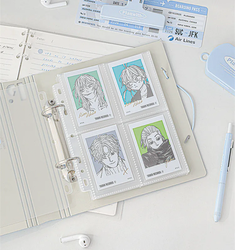 MINKYS Kawaii 4/6/9 Space 3 inch Kpop Photo Card Binder Large Capacity Idol Photocard Album Photocards Binder Collect Book 4