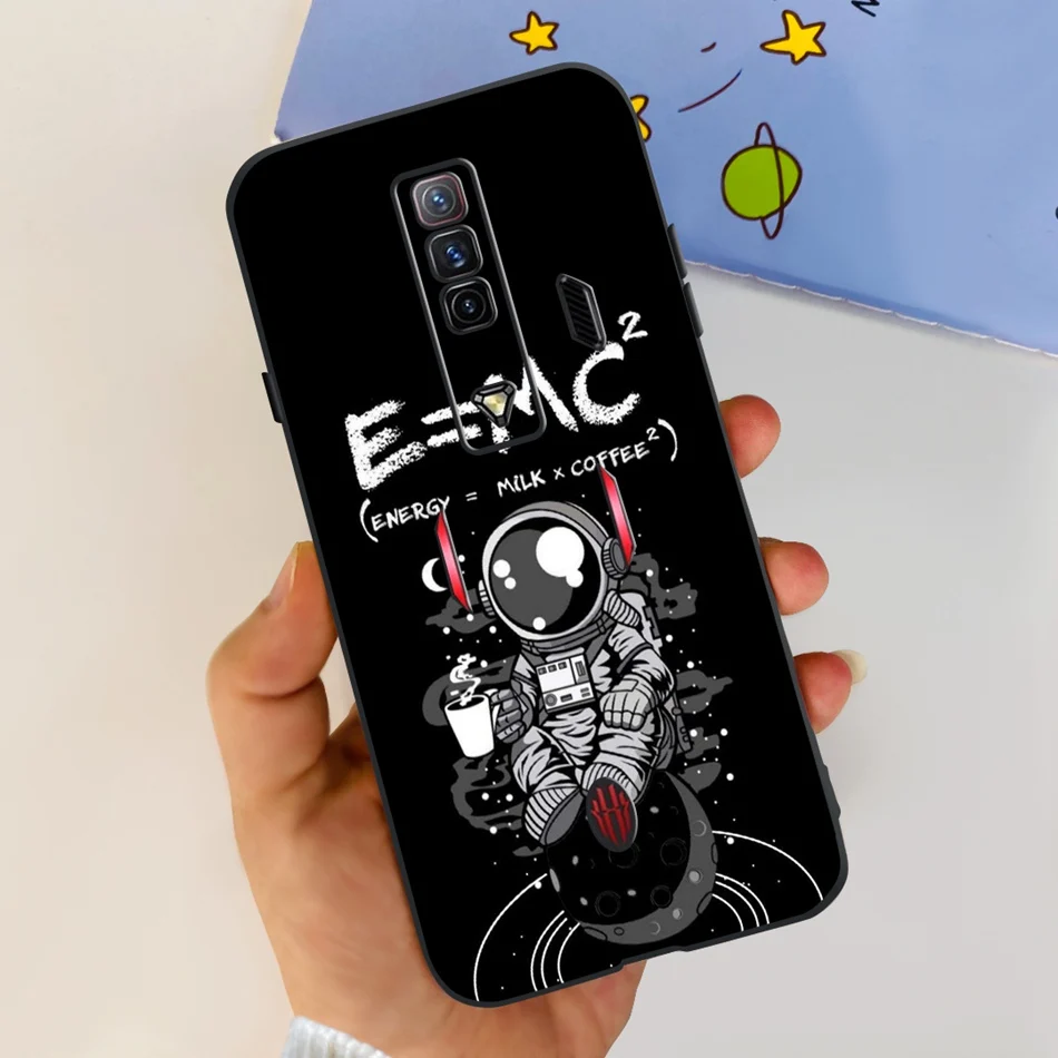 Fashion Cool Pattern Black Silicone Phone Case for ZTE Nubia Red Magic Series