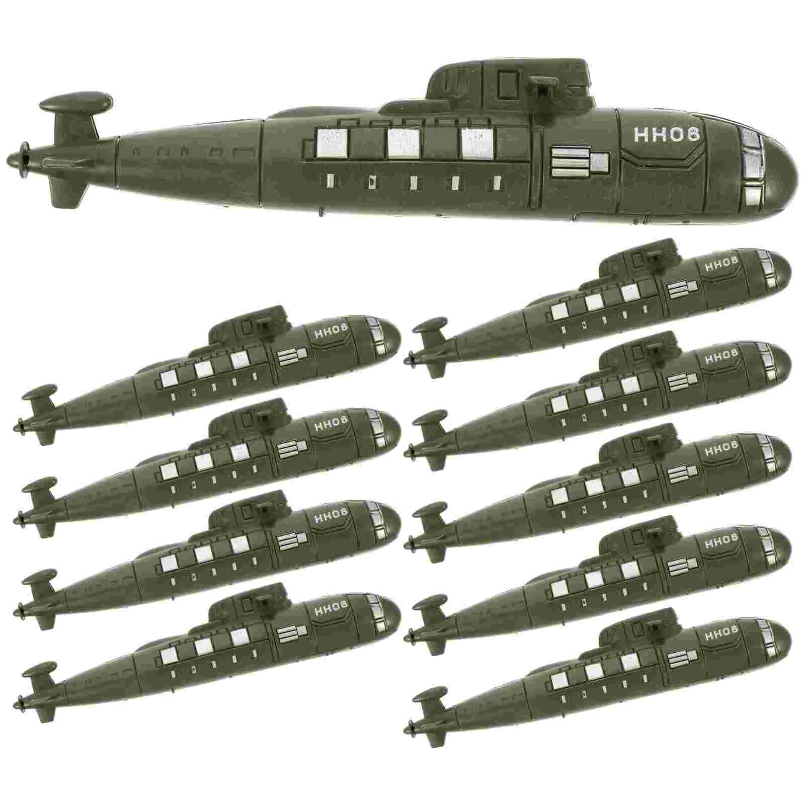 RC Submarine RC Boat Submarines Model Submarine Toys Models Battleship Kids Sand Table Statue Toy