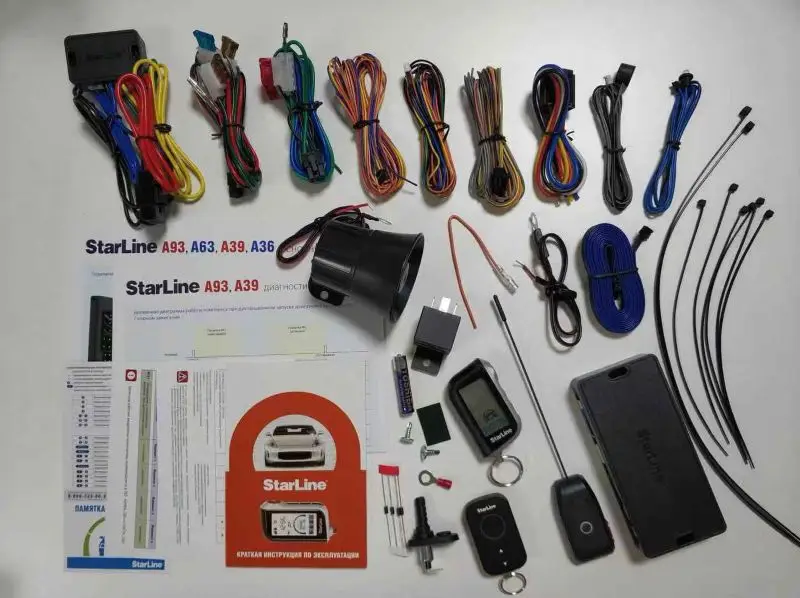A93 Car Alarm System +Eco For Russian Version Two Way StarLine A93.