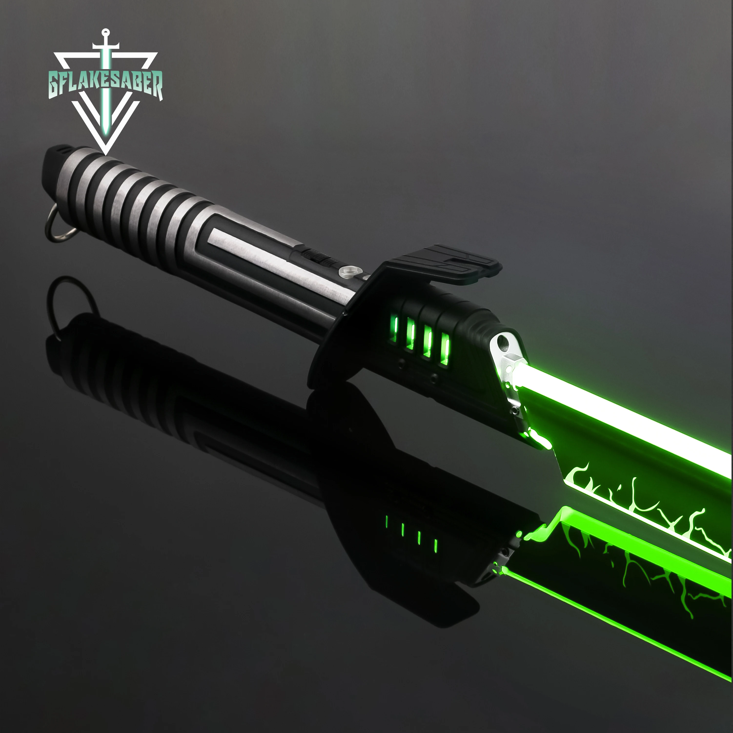 TXQSABERDarksaberBlackBladedLightsaberMetalHandleHeavyDueling