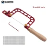 Coping Saw Aluminum Alloy Frame Fret Saw with Diamond Wire Jigsaws for Jade Stone Ceramic Glass Wood Metal Accurate Cutting 1
