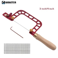 Coping Saw Aluminum Alloy Frame Fret Saw with Diamond Wire Jigsaws for Jade Stone Ceramic Glass Wood Metal Accurate Cutting 1
