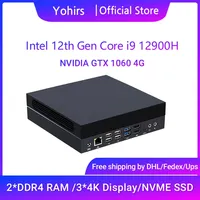 Yohirs Powerful Gaming Mini PC I9 12900H I7 12700H NVIDIA GTX1060 4G Thunderbolt4 Micro Desktop Computer Windows11 NUC 5G WIFI 1