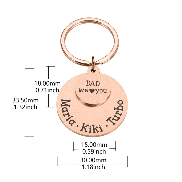 Vatertag Geschenk Personalisierte PU Leder Foto-schlüsselanhänger Geschenke  Männer Freund Papa Mann Nach Bild Namen Datum Auto Schlüsselanhänger -  AliExpress