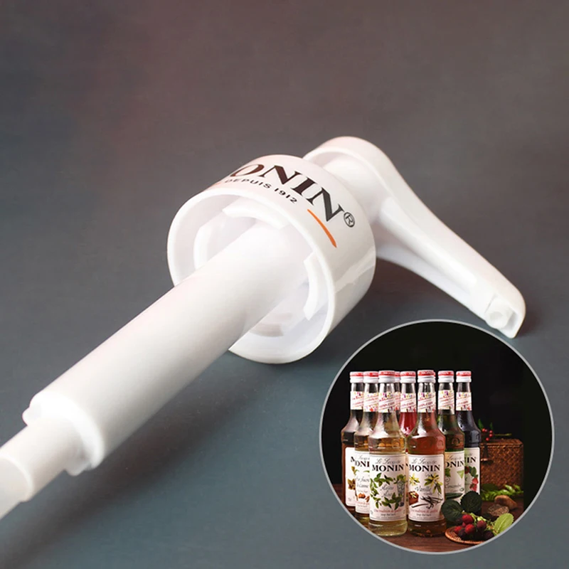 Coffee 1 Liter Dispenser Syrup Pump Black Liquid for 10Ml Juice Bottle 6