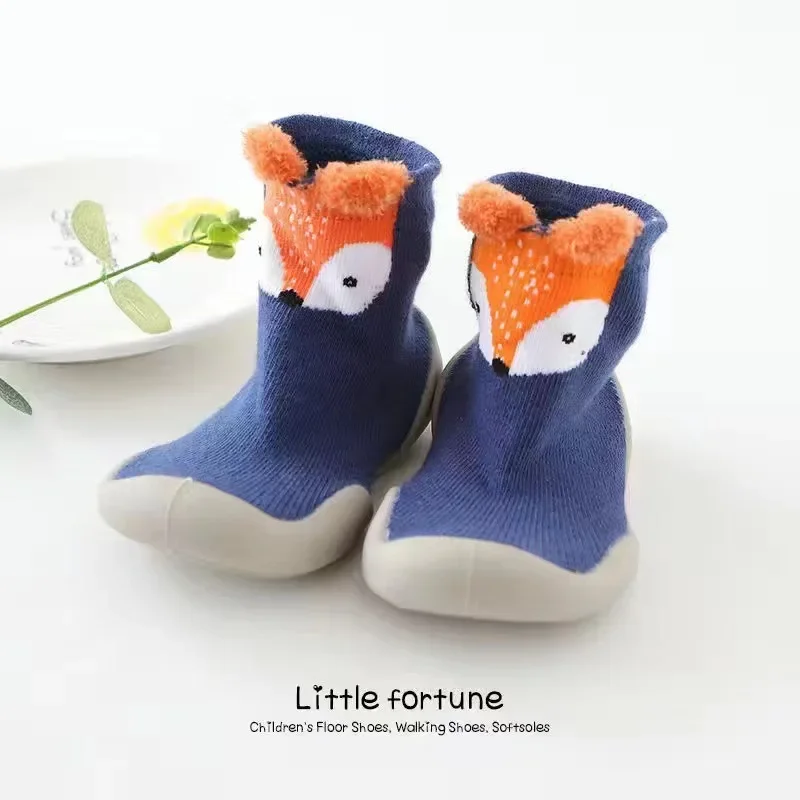 Baby Boy Girl Shoes Autumn Spring Infant Nonslip Sock Soft Rubber Sole First Walker Toddler Sneakers Anti-slip Floor Socks