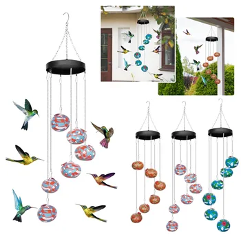 Outdoor Hummingbird Water Feeder Wind Chime Shaped Water Feeder Hanging Bird Water Feeder - Image 2