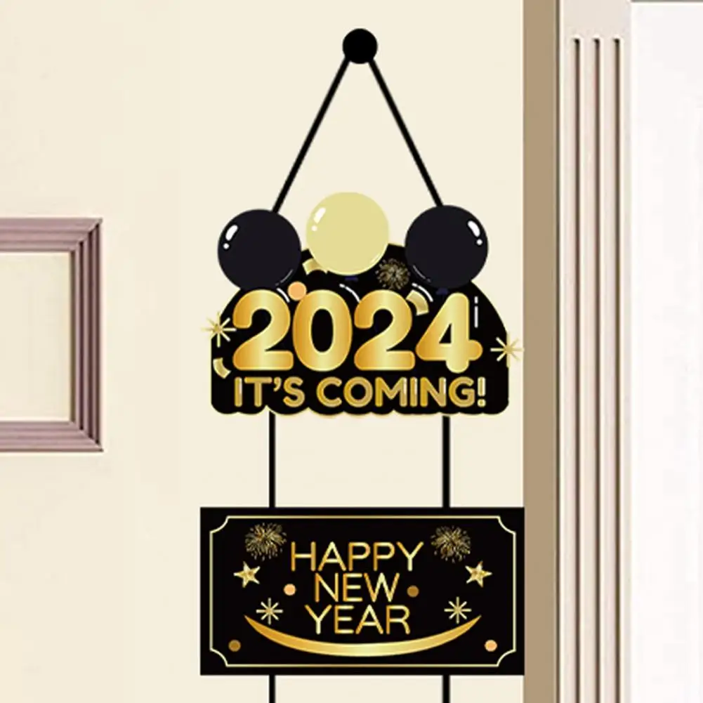 

Дверные знаки 2024, новогодние баннеры, изысканный узор, блестящие богатые цвета, Висячие дверные занавески, знаки для праздников, фестивалей