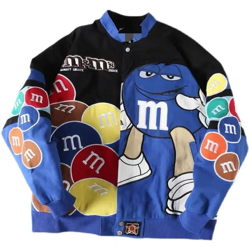 Streetwear Jacket Women Embroidery Oversized Varsity Jacket Men Spring Autumn Baseball Coat Outwears Youth Unisex Clothing 6