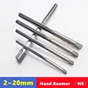 H8 manual straight slot reamer 2-20mm, W6542 HSS manual square shank reamer, manual reaming and precision cutting milling cutter 1
