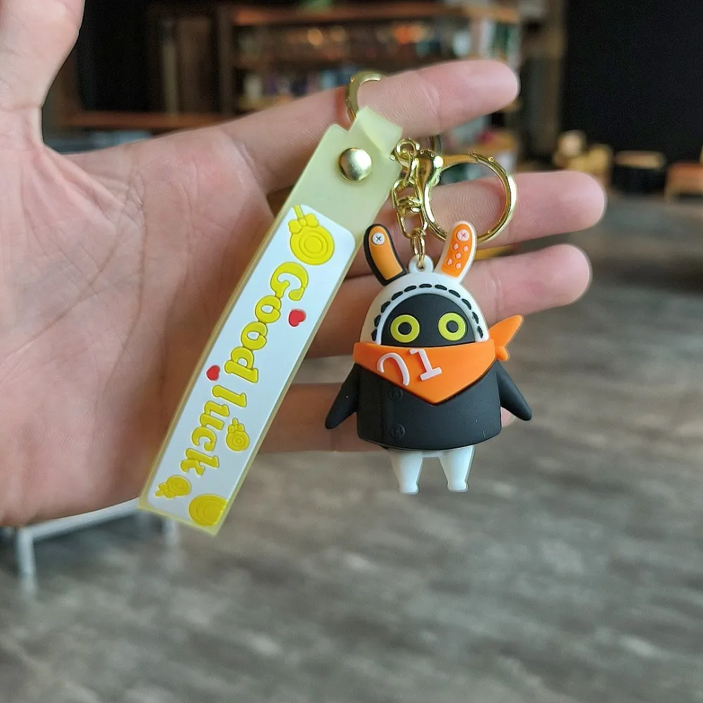 Anime Keychain Cosplay Bag Pendant Unisex Key Ring Accessory Jewelry Gift