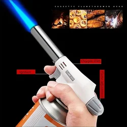Portable Butane Flame Torch for Camping, Baking, and Barbecue