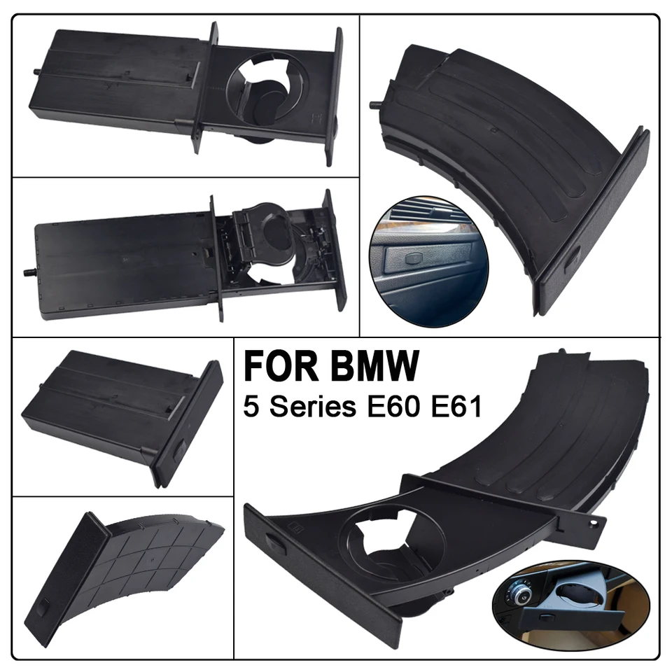 BMW　E60　M5　5シリーズ　純正OP　カップホルダー　[18IJ7] 車のフロントドリンクカップホルダー 5 シリーズ E60 E61 M5 525i 528i
