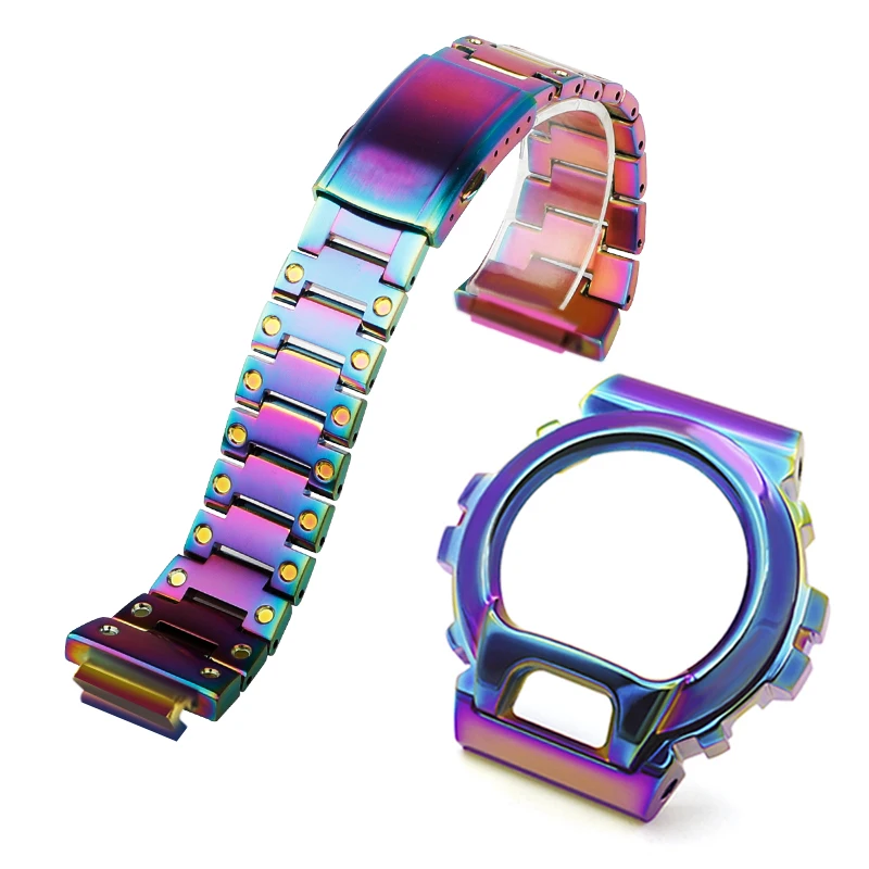 スチールボックス　M61 VALCUN 20MM F-15 オリジナル装備品 2025 New DW6900 Mod Kit Metal Case+Bracelet for G-Shock