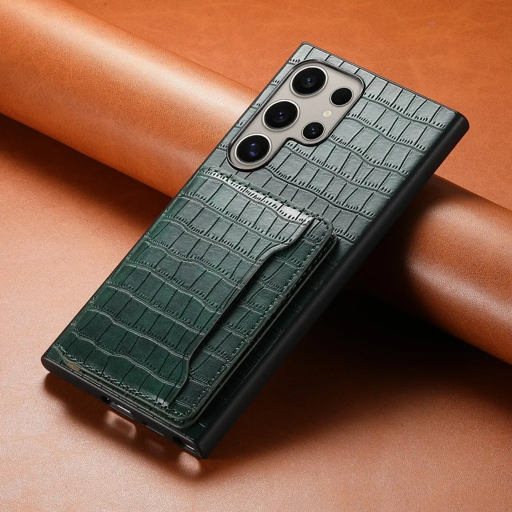Material premium couro PU case Samsung