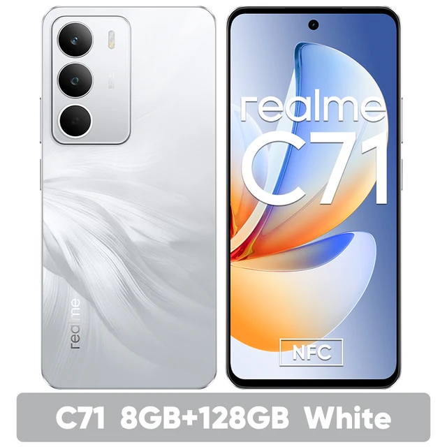 スマートフォン本体 realme C71 6GB-128GB Realme C71 6GB+128GB FOREST OWL Dual SIM Unlocked Global Android