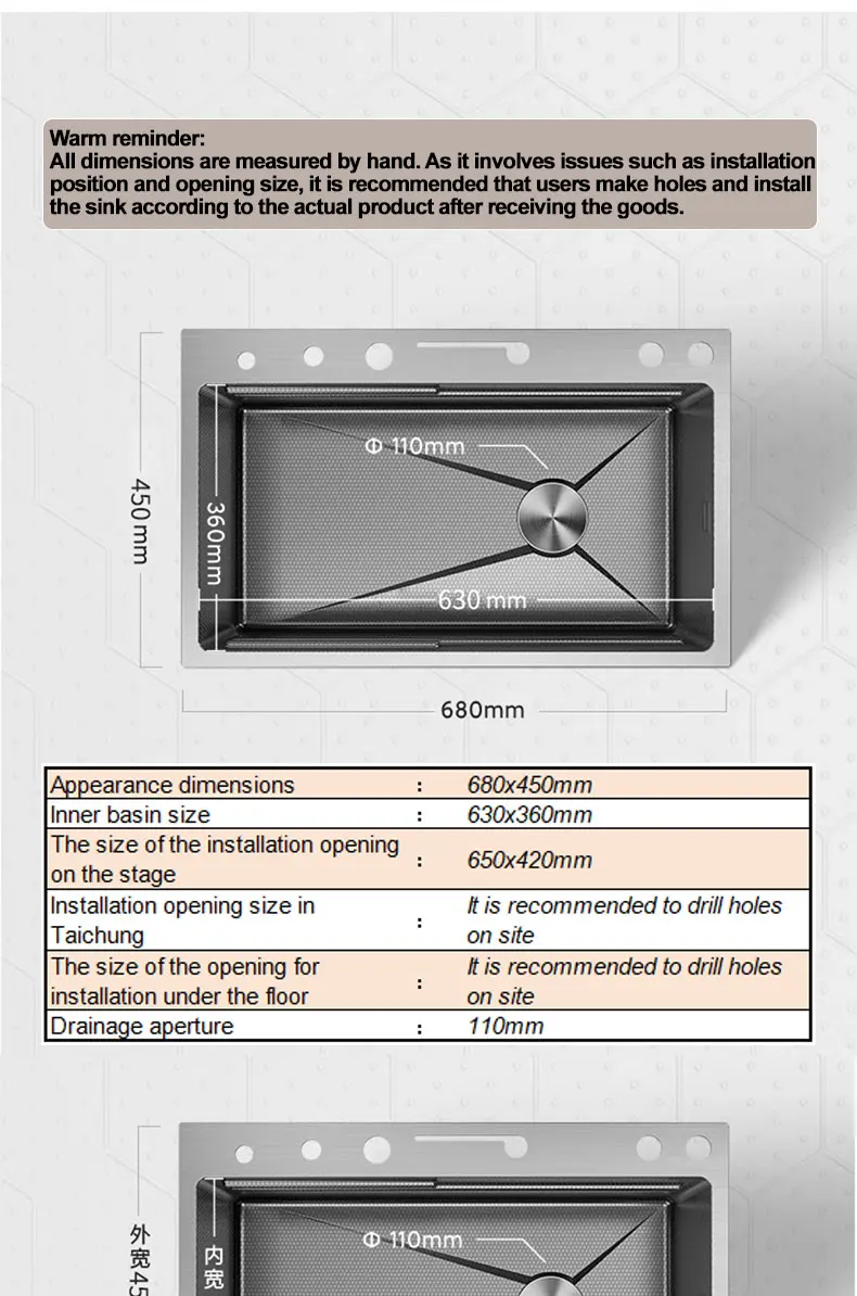 Aurelia Workstation Sink Pro S33106bf4a7184cd69666ae40c5e949cbV