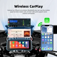 EKIY 7 inch Wireless CarPlay Moto Android Auto Portable Digital Motorcycle Dashboard GPS Navigation Display Screen Monitor TPMS - Image 4