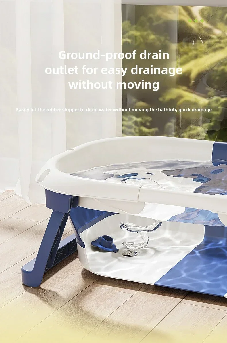Foldable Baby Bath Tub Intelligent Temperature Display undefined