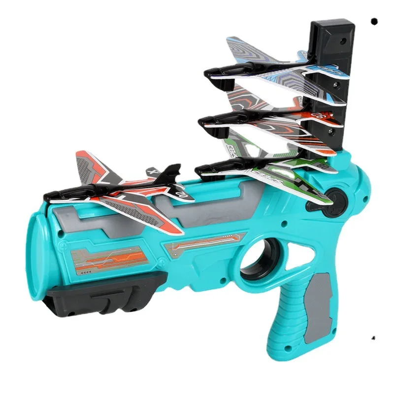 Children's Toys Airplane Launcher Children's Fun Foam Airplane Outdoor Parent-child Interaction Toy Boy Sports Flying Toy Gift 5