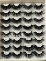 Mikiwi Wholesale 3d Mink Eyelashes Fluffy Reusable Soft Fluffy Messy Handmade Fluffy mink lashes bulk 2