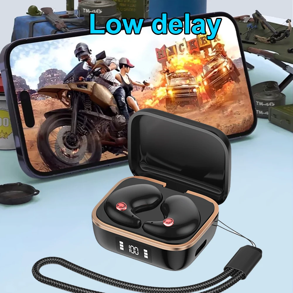 Bluetooth 5.3 Earphones Sleep Headphones Wireless Headsets in-ear HiFi Stereo Noise Reduction Earbuds for Xiaomi iPhone Huawei 3