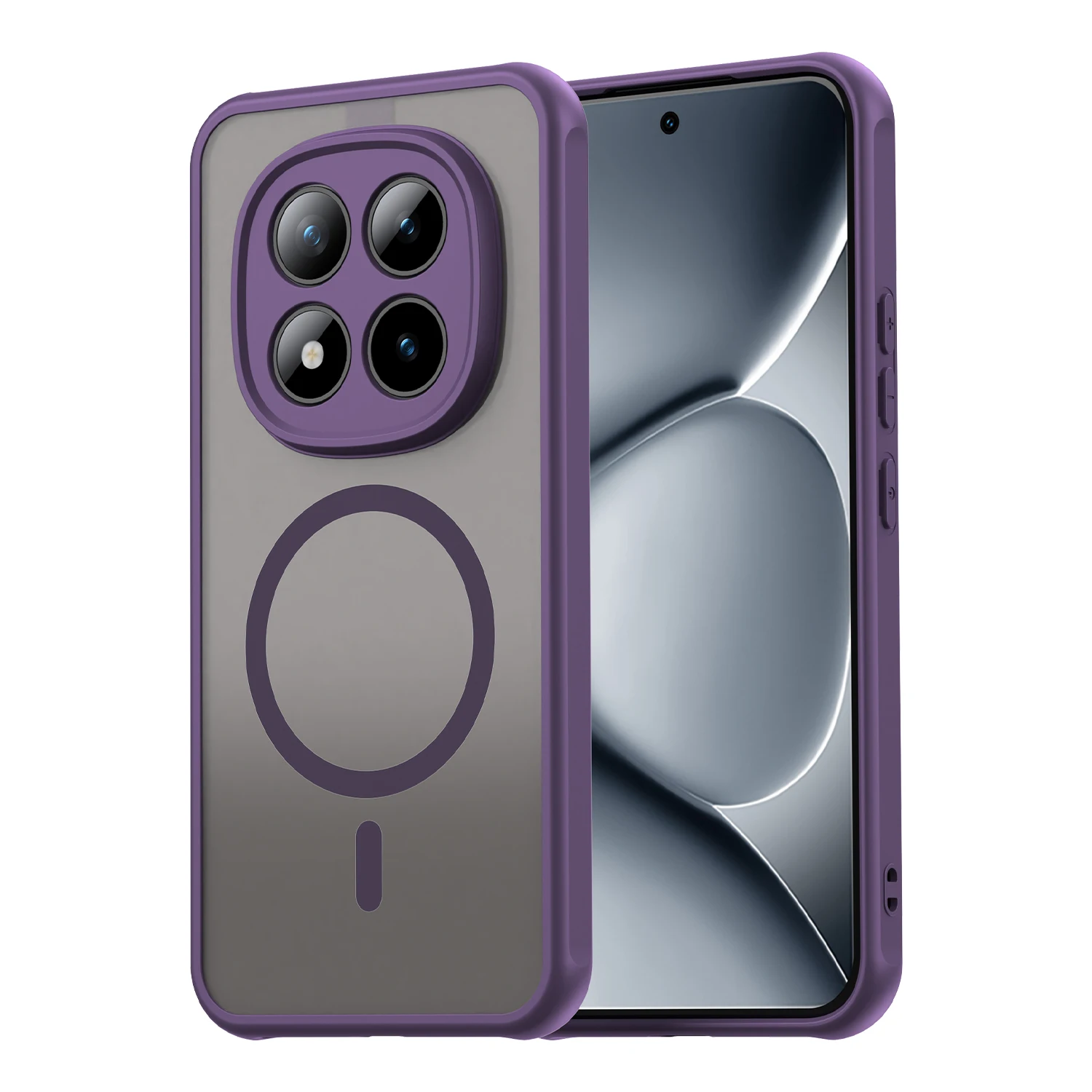 Luxury Matte Translucent Magnetic Shockproof Case - Magsafe Compatible