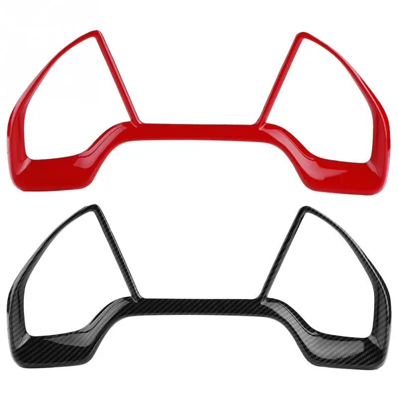 Car Moulding Decoration Car Air Conditioner Trim Interior Mouldings Interior Moulding Trim Strip Door Protective Film Dashboard Cover Car Grille Trim Car Gear Shift Knob Cover Car Gear Cover Trim Car Headlight Switch Trim Car Dashboard Decorative Frame Dial Rings Trim Red Crabon Fiber for 10th Accessories Replacement