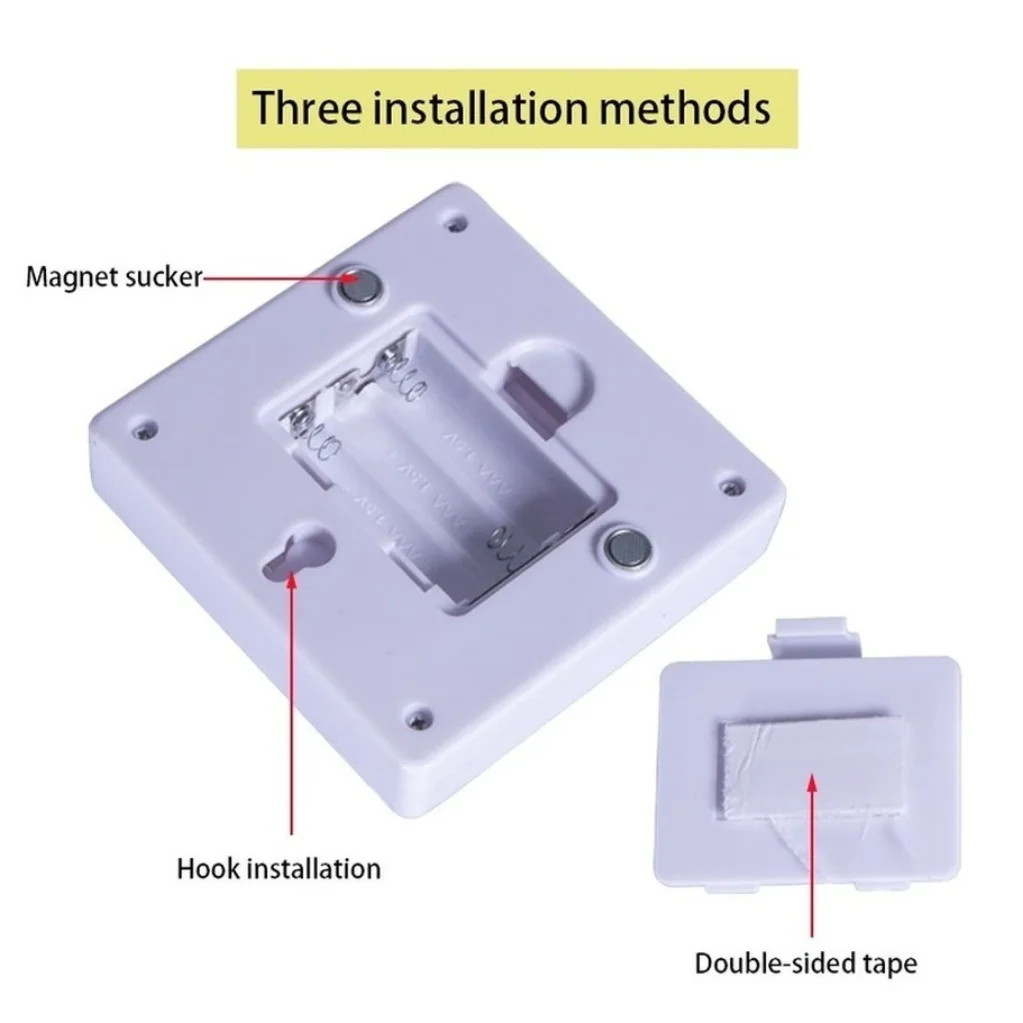 COB LED Night Light Battery Operated Wireless Switch Wall Light With Magic Tape for Kitchen Stairs Garage Closet Emergency