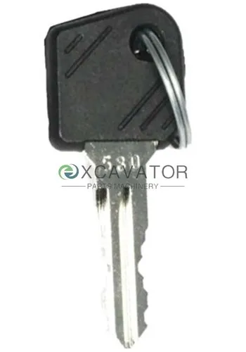 4-Piece Ignition Key Set For Forklifts - Fits Jungheinrich, Linde, Komatsu (Models 530, 701, 702, 801)