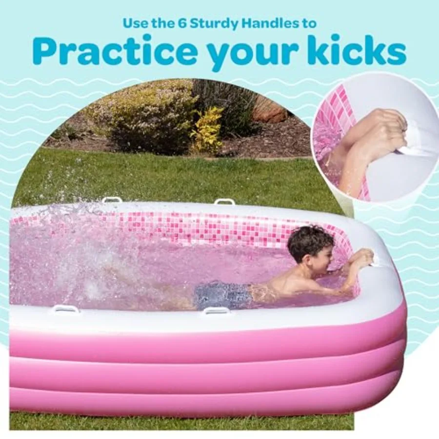 Big blow up backyard pool