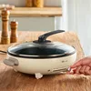 Electric baking pan, DB-D10L3 household multi-functional electric cooking pot 3